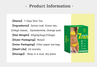 Century health 7 Days Slim Tea - Slimming&Detox 21 Tea Bags Pure Veg Formula
