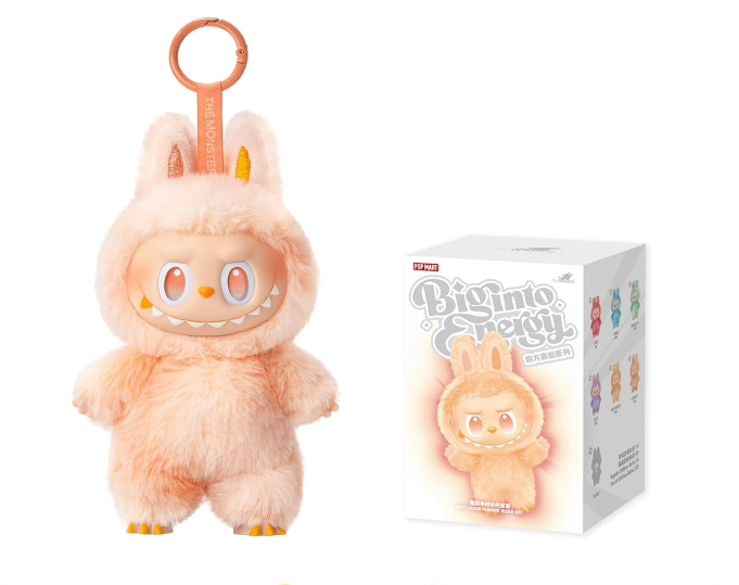 POP MART The Monsters Big into Energy Series-Vinyl Plush Pendant Blind Box, Blind Box Figures, Random Design Action Figures Collectible Toys Home Decorations, Single Box