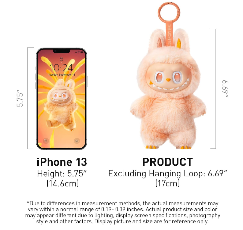 POP MART The Monsters Big into Energy Series-Vinyl Plush Pendant Blind Box, Blind Box Figures, Random Design Action Figures Collectible Toys Home Decorations, Single Box