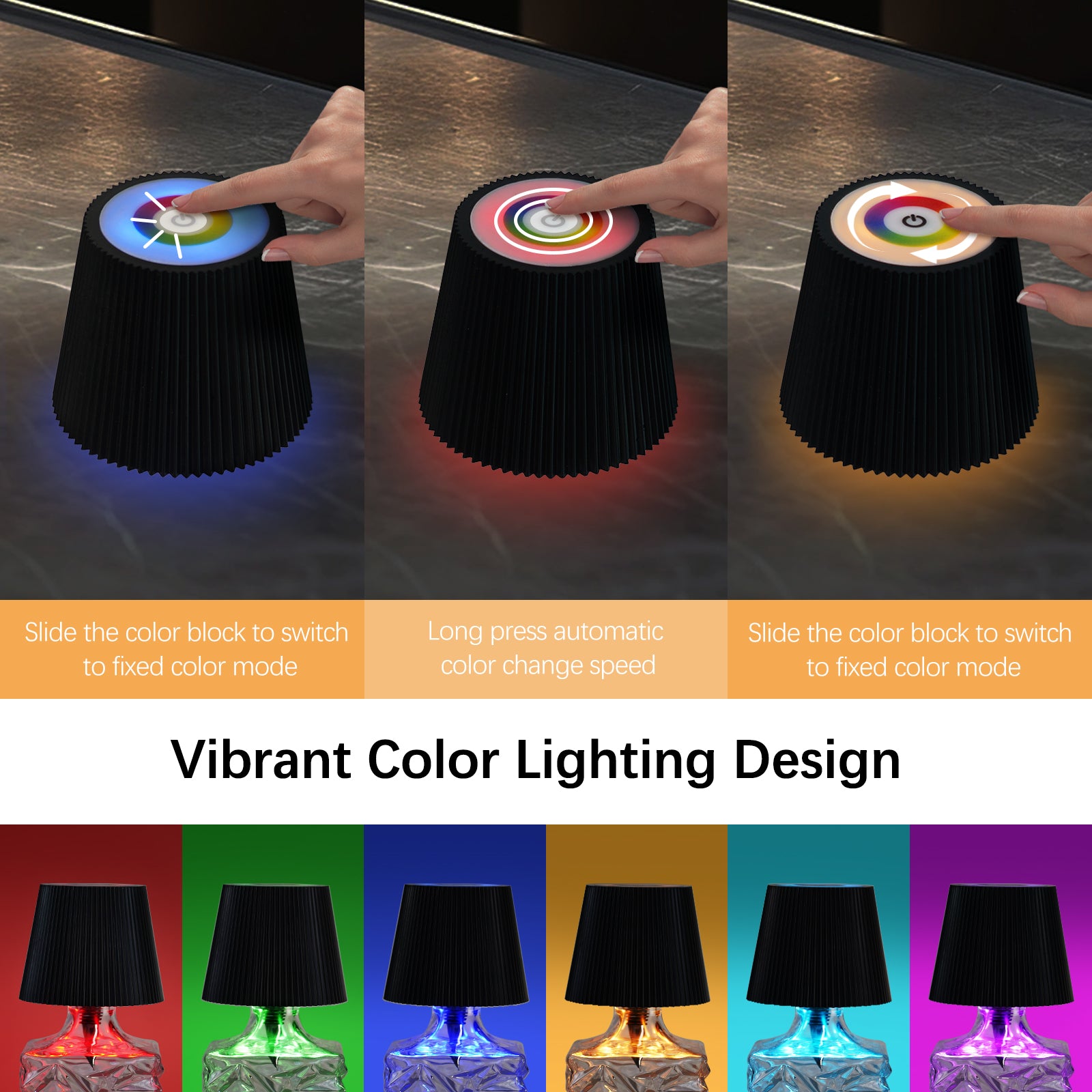 Wireless Bottle Lamp Rechargeable Bottle Lights Touch Control for Liquor Bottles Color-Changing Fillable Lamp for Bars Restaurants Home Decor
